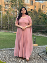 hand embroidered orchid dress